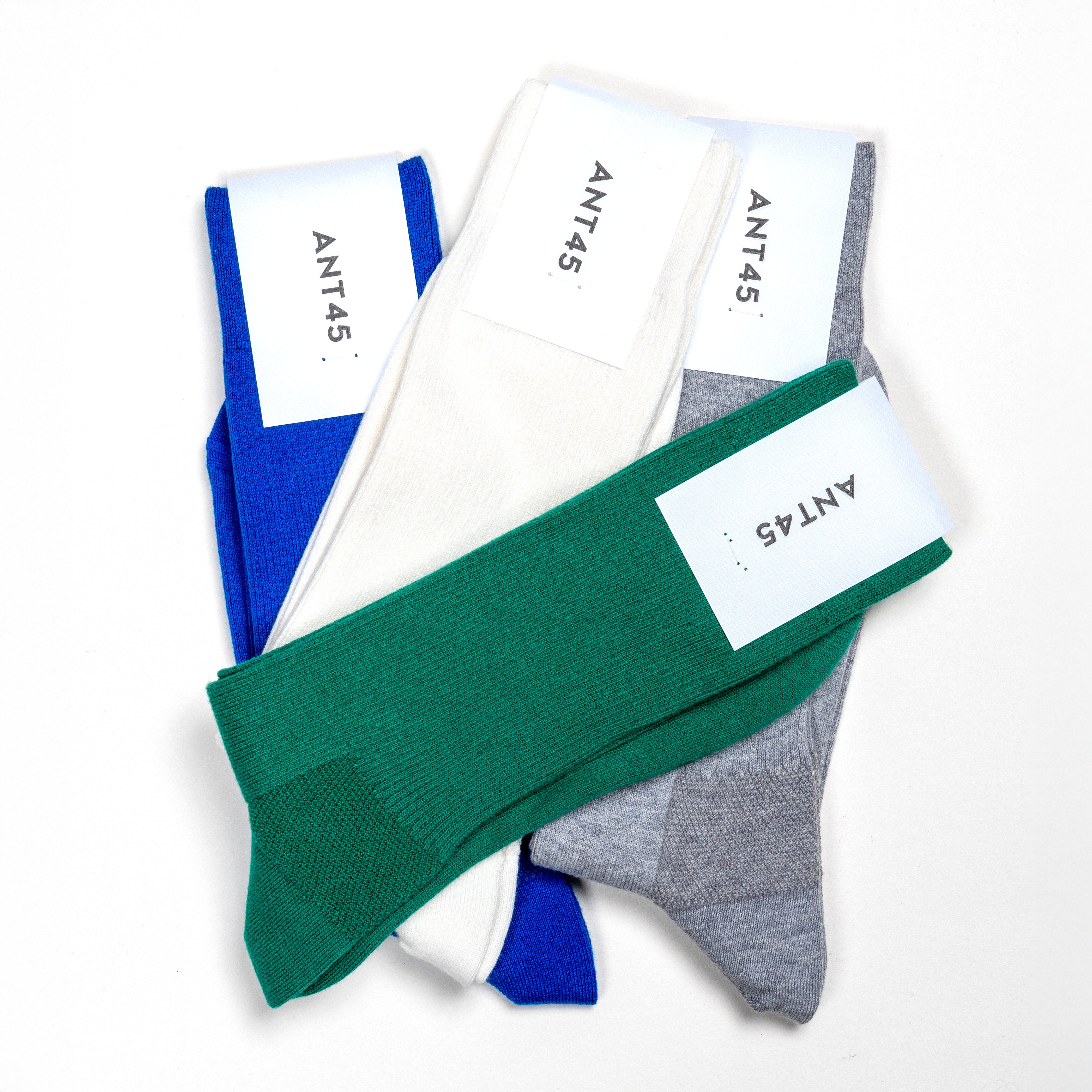 ANT45｜Burano 特級棉質中筒襪 (綠色)