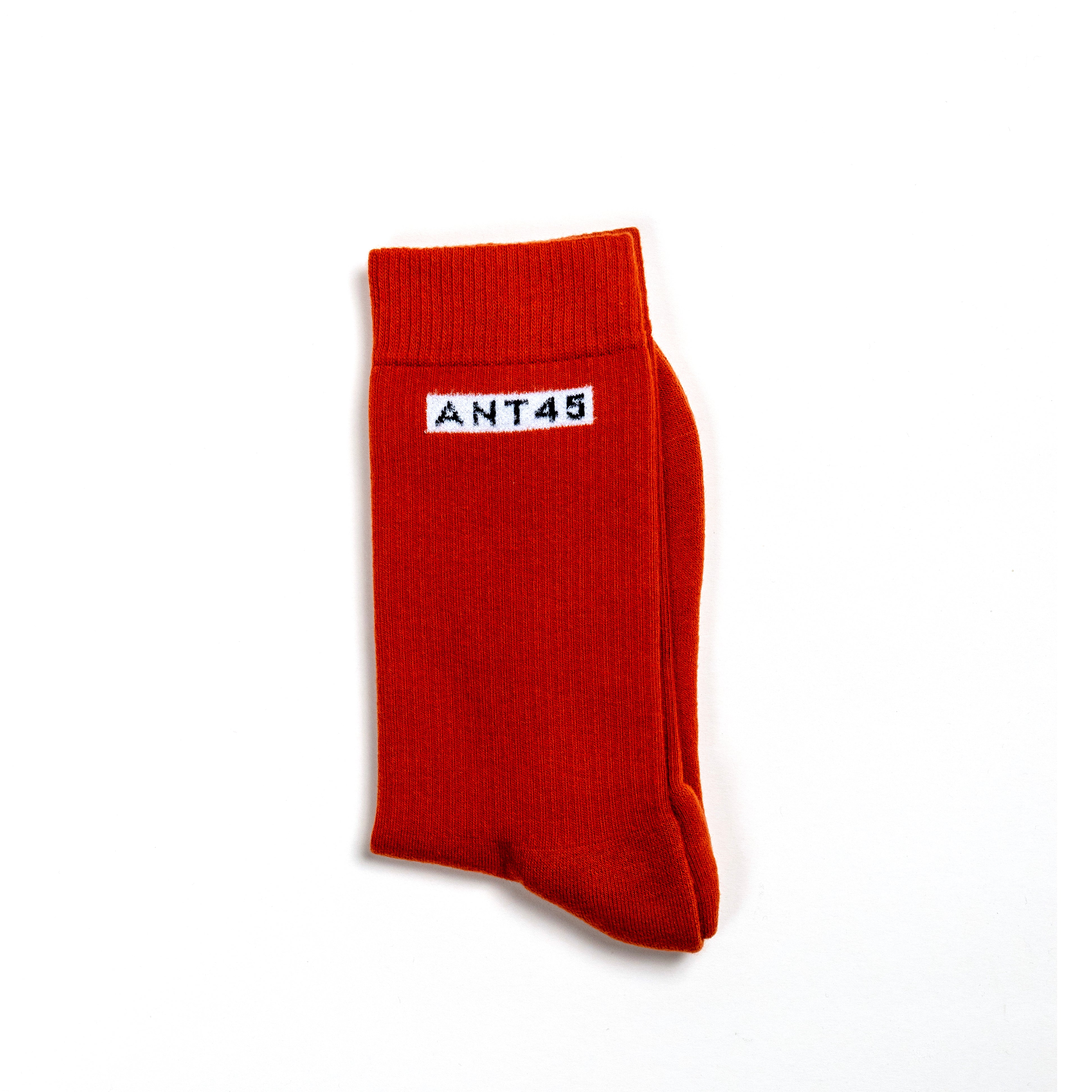 ANT45｜Alicudi Logo 短襪 (橘色)