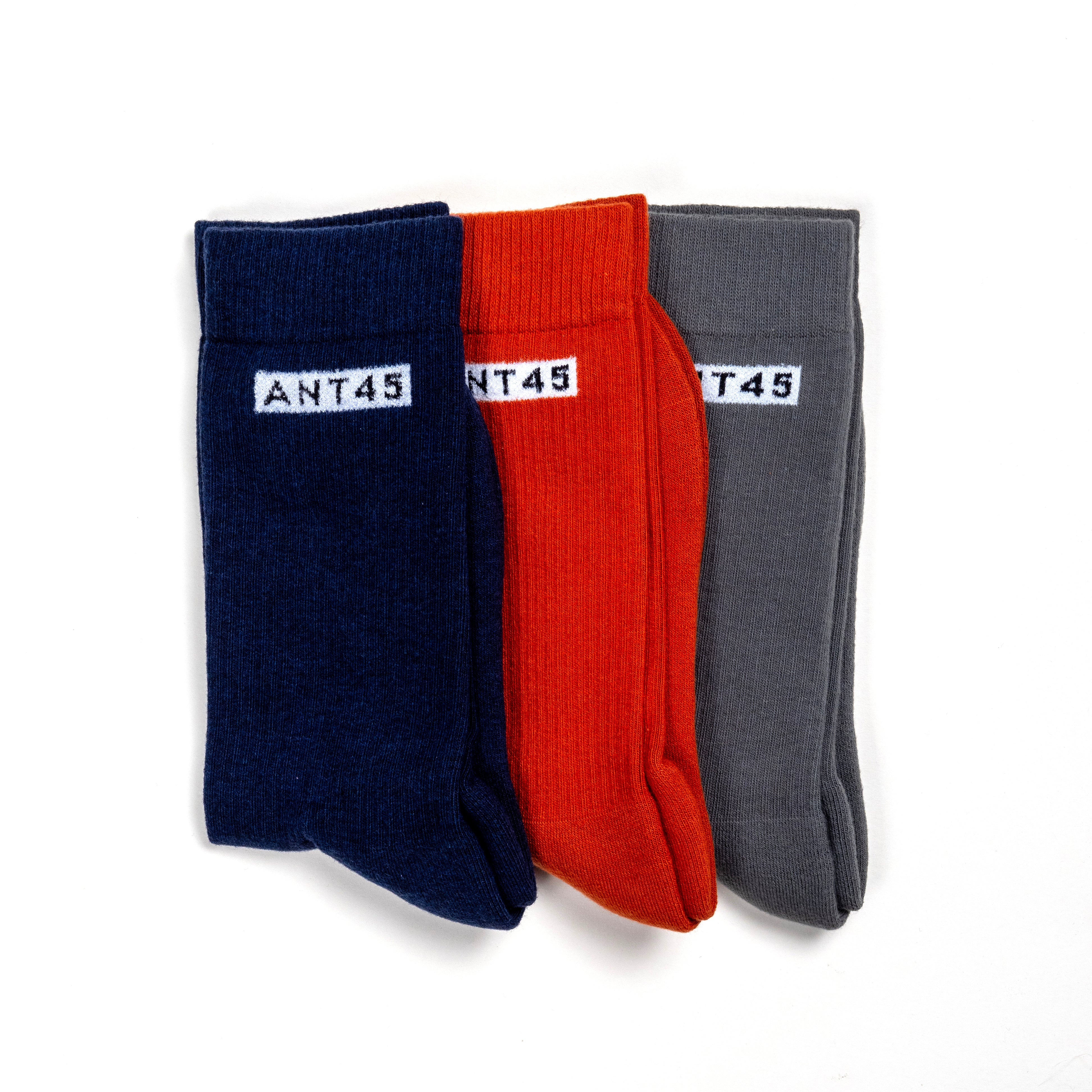 ANT45｜Alicudi Logo 短襪 (灰色)