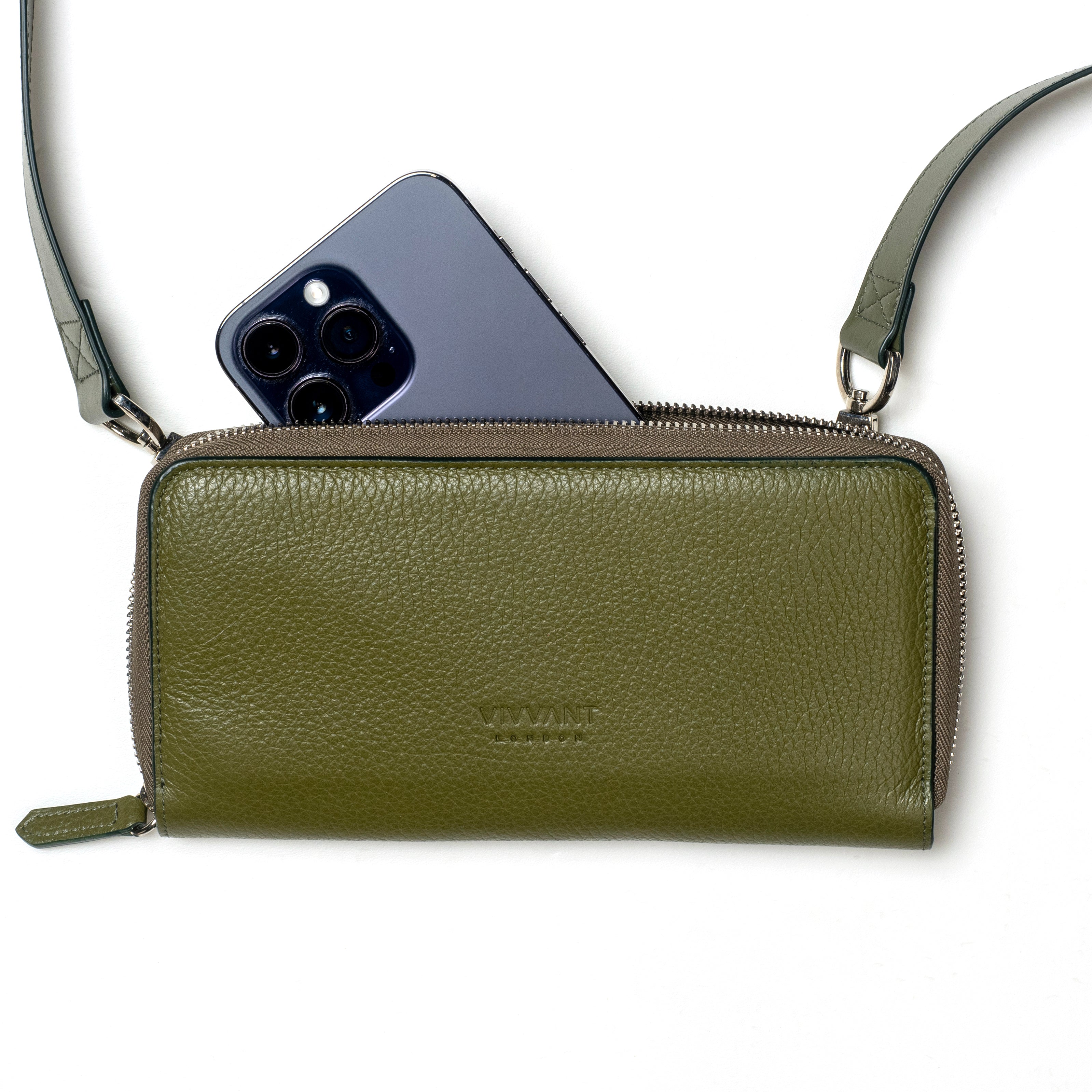 VIVVANT｜隨行手機長夾 (軍綠色)