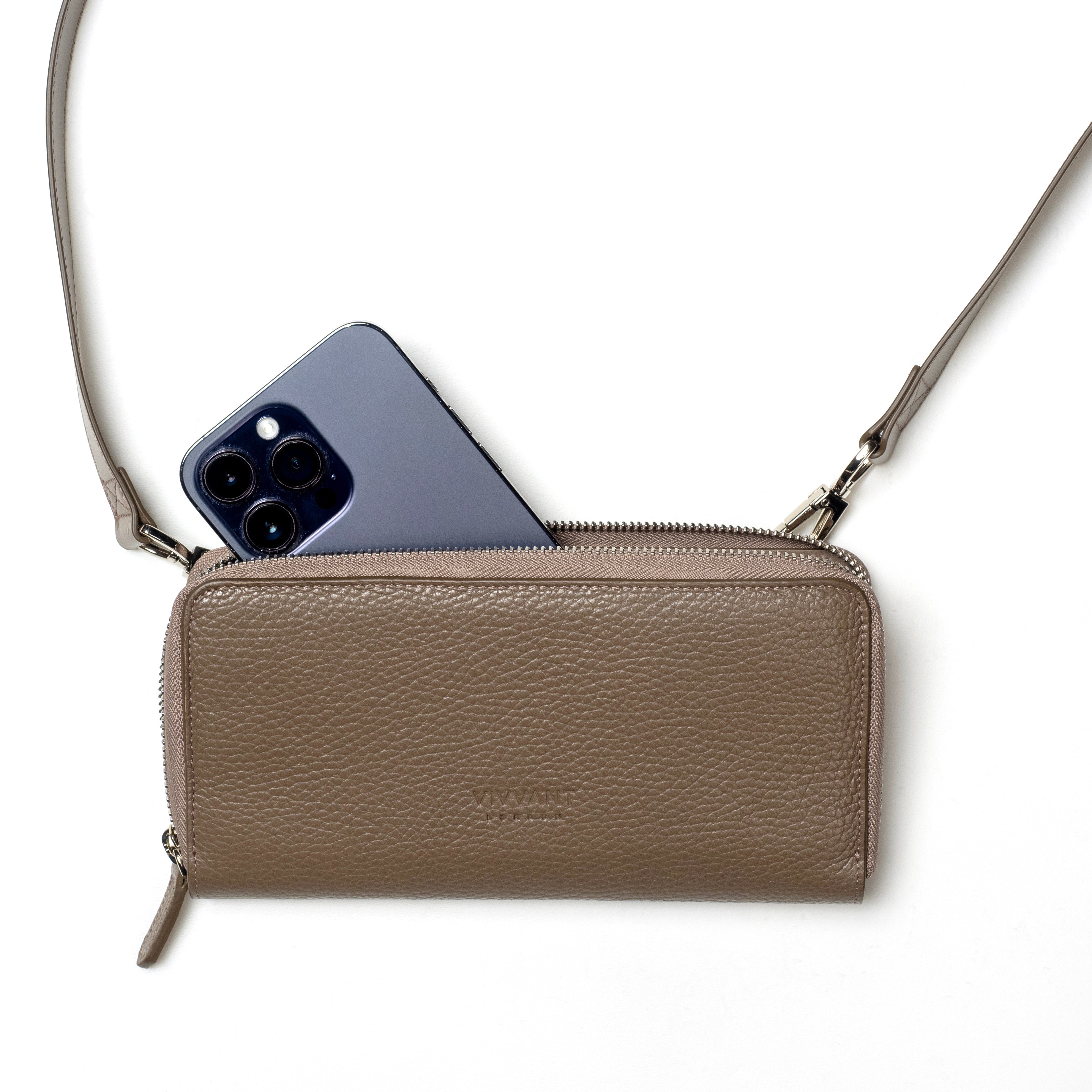 VIVVANT｜隨行手機長夾 (卡其棕)