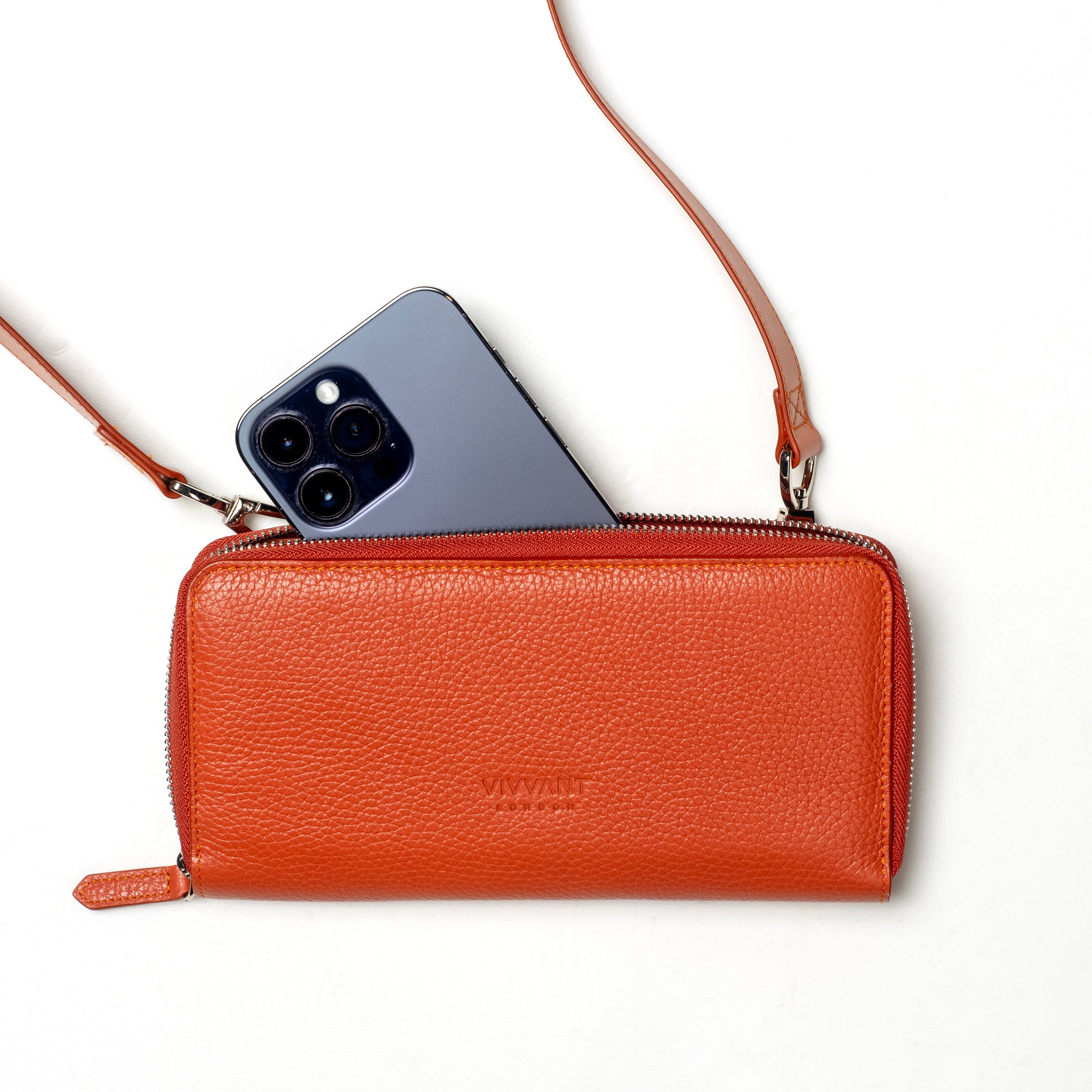 VIVVANT｜隨行手機長夾 (橘色)