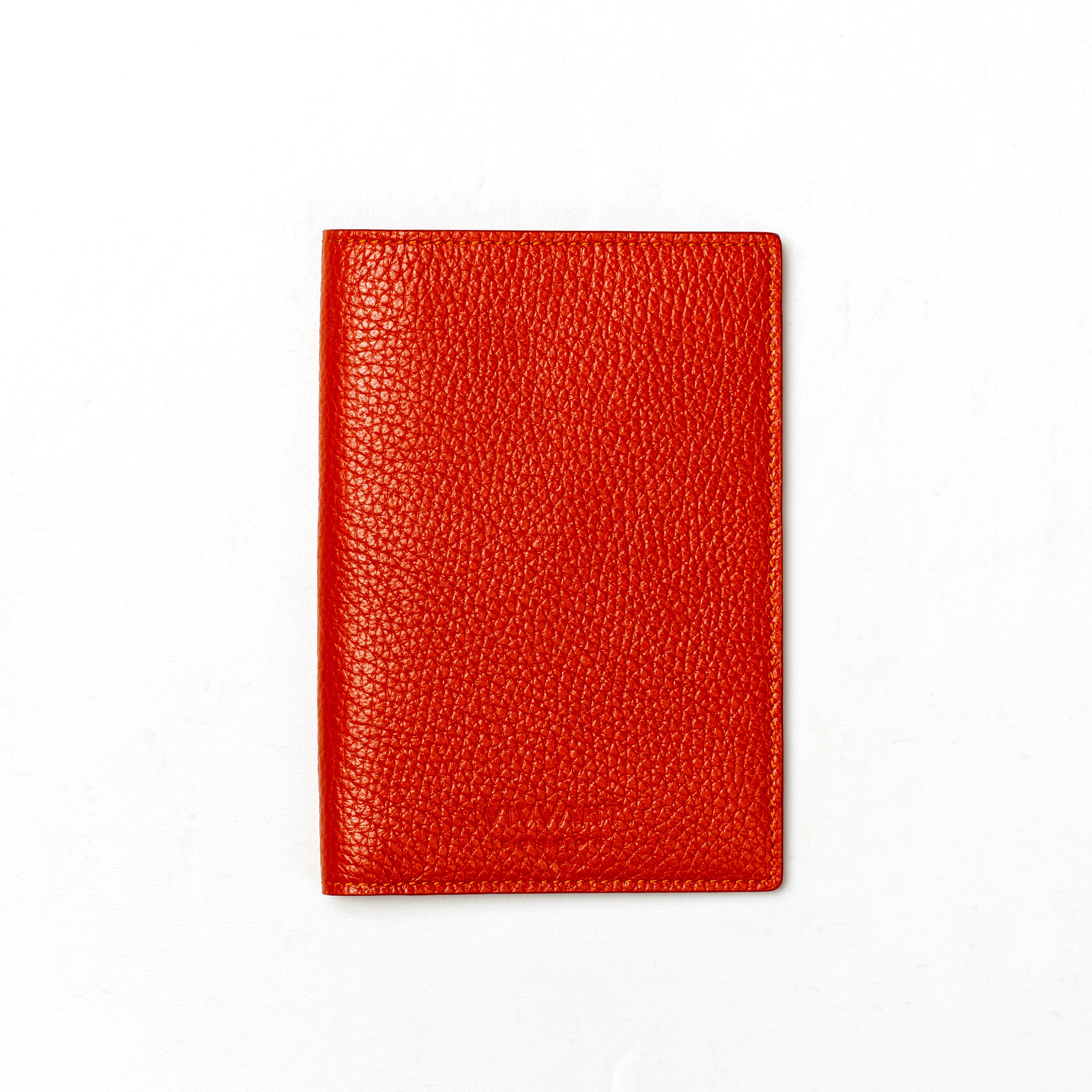VIVVANT｜經典皮革護照套 (橘色)
