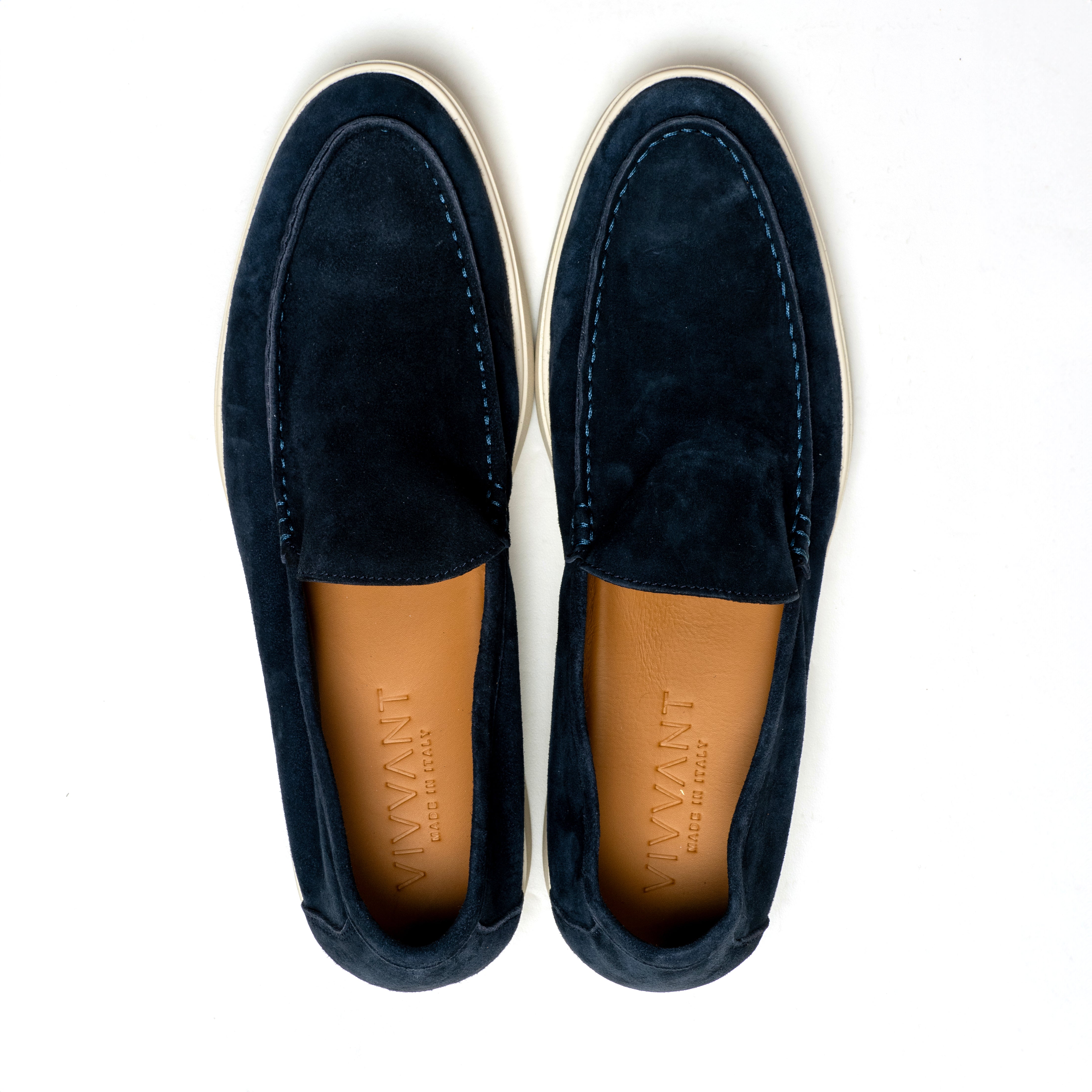 VIVVANT｜Strada 深藍麂皮樂福休閒鞋