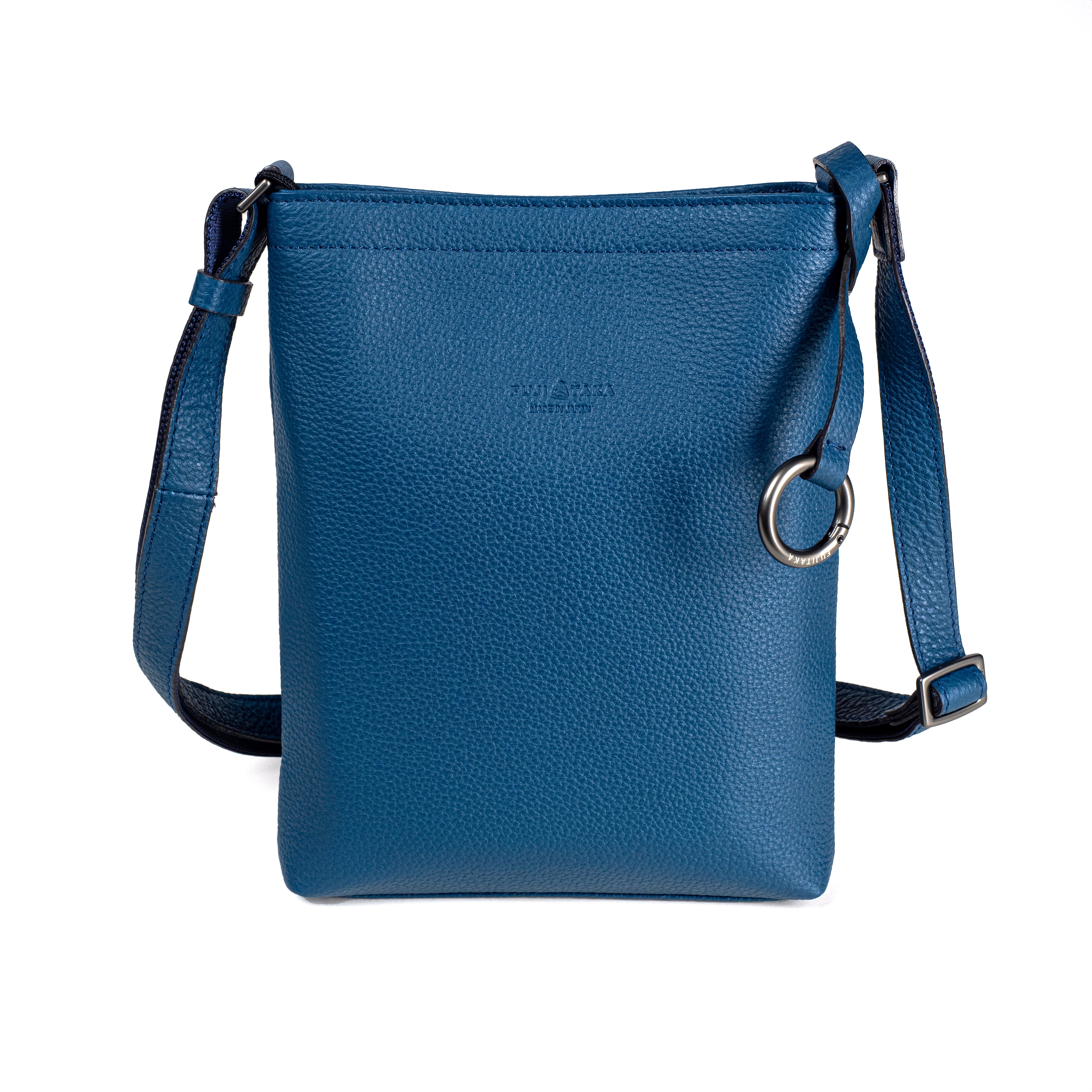 FUJITAKA｜Extra Soft 皮革肩揹包 (藍色）