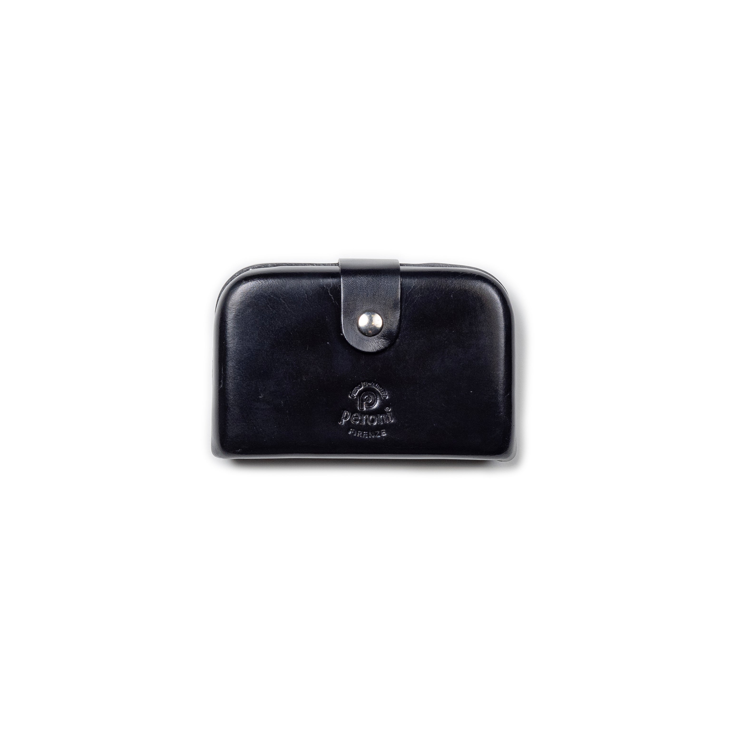 Peroni Firenze 長方形多層次卡夾 (黑）