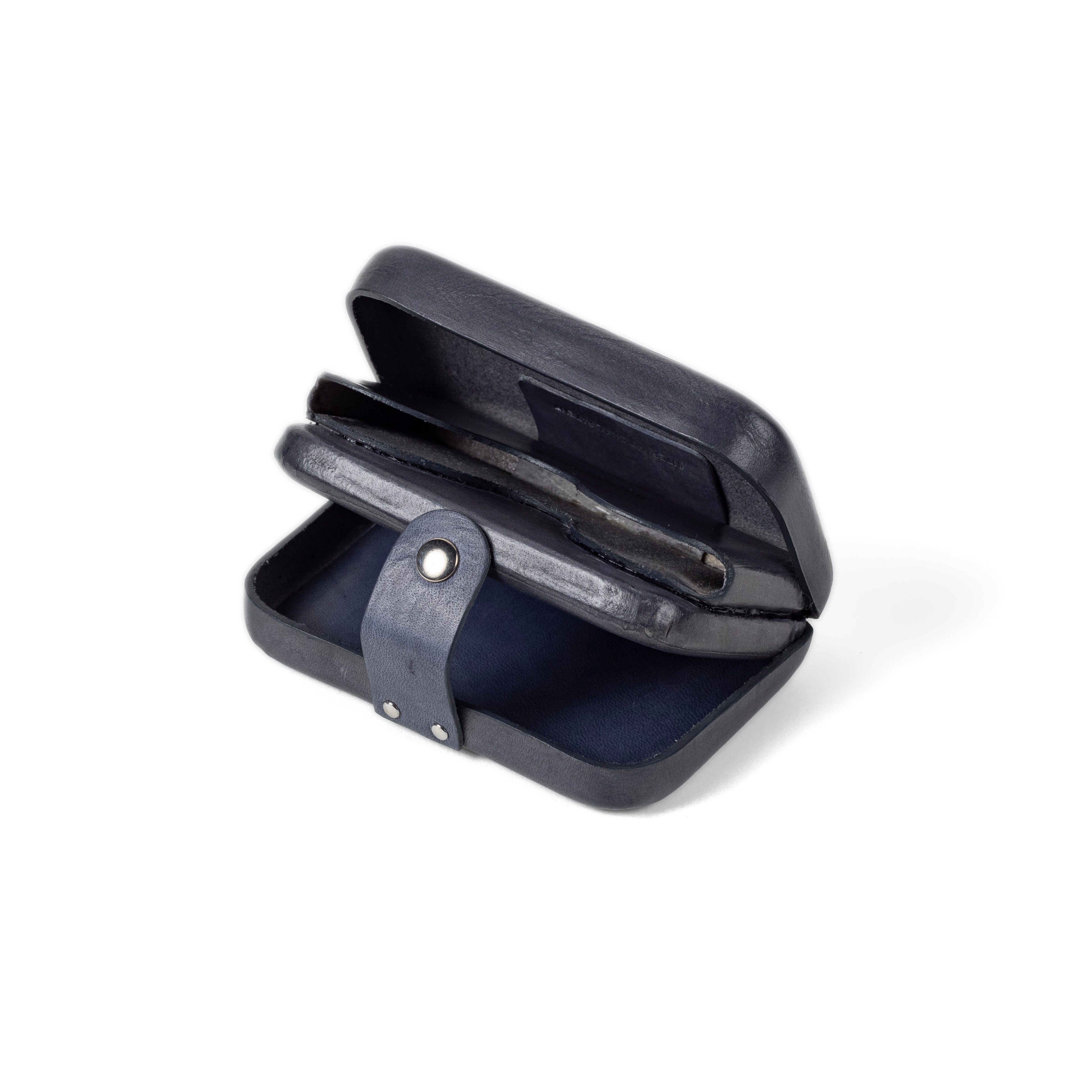 Peroni Firenze 長方形多層次卡夾 (黑）