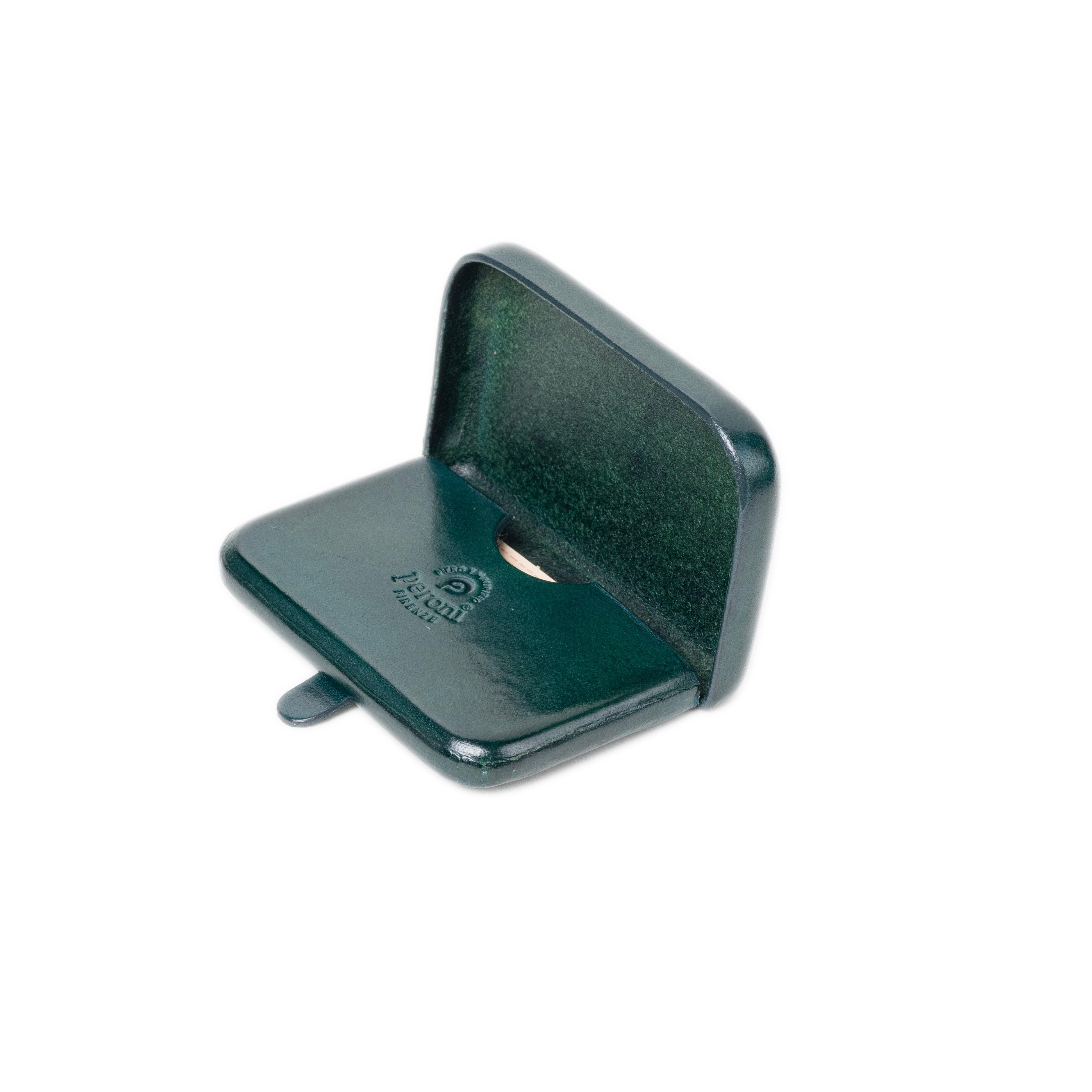 Peroni Firenze 長方形卡夾 (深綠）