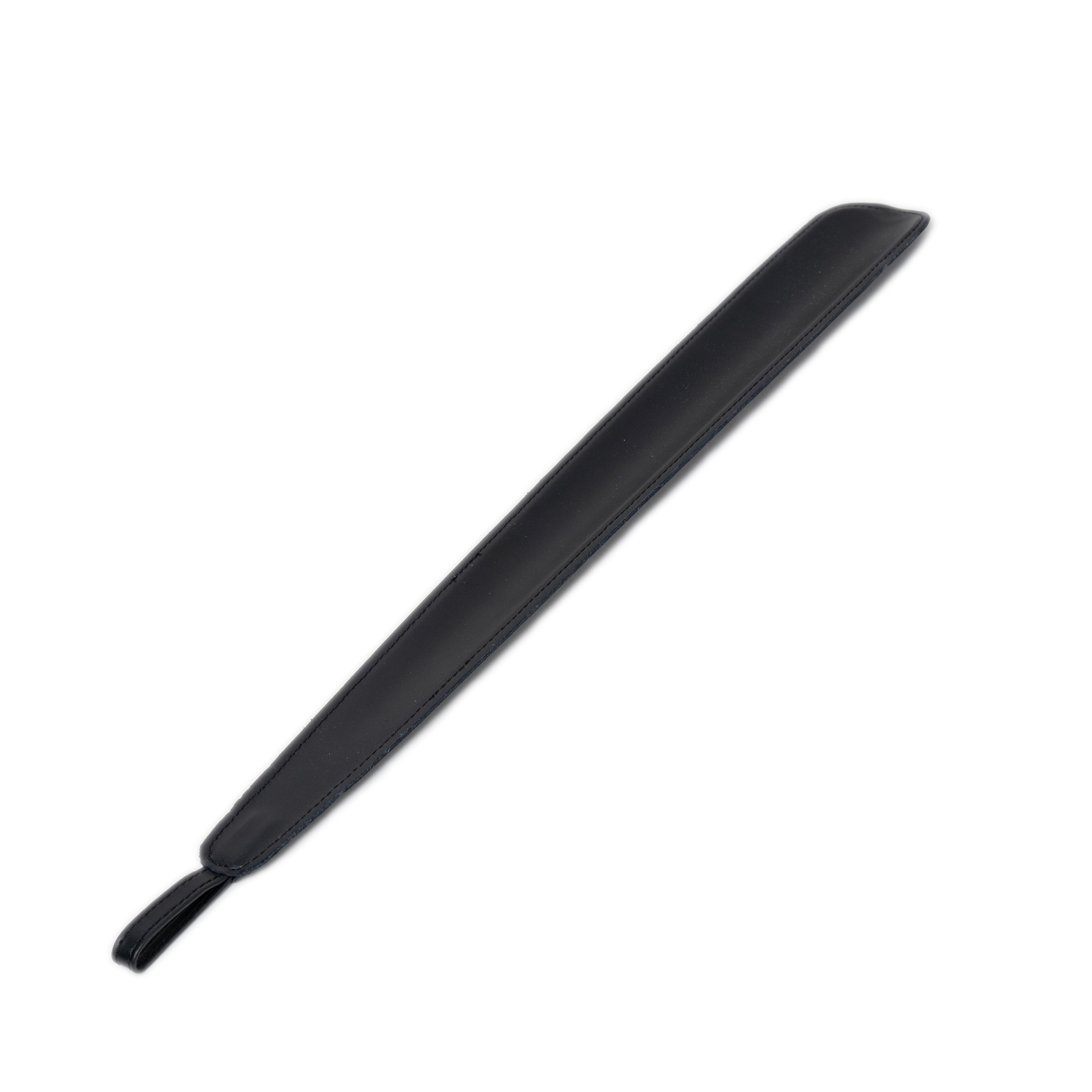 Utile4｜皮革長鞋把 (黑色）