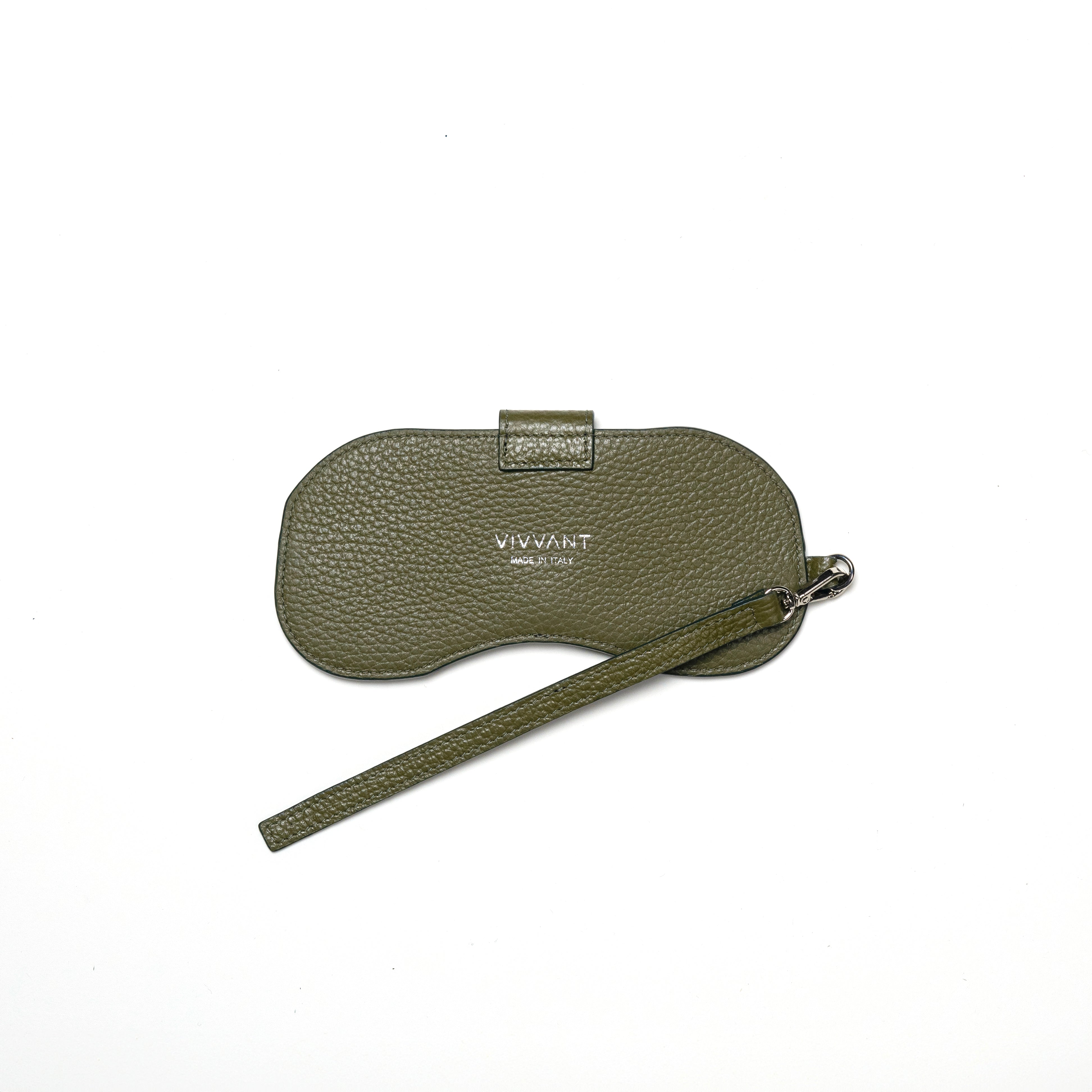 VIVVANT｜皮革墨鏡套 (軍綠)