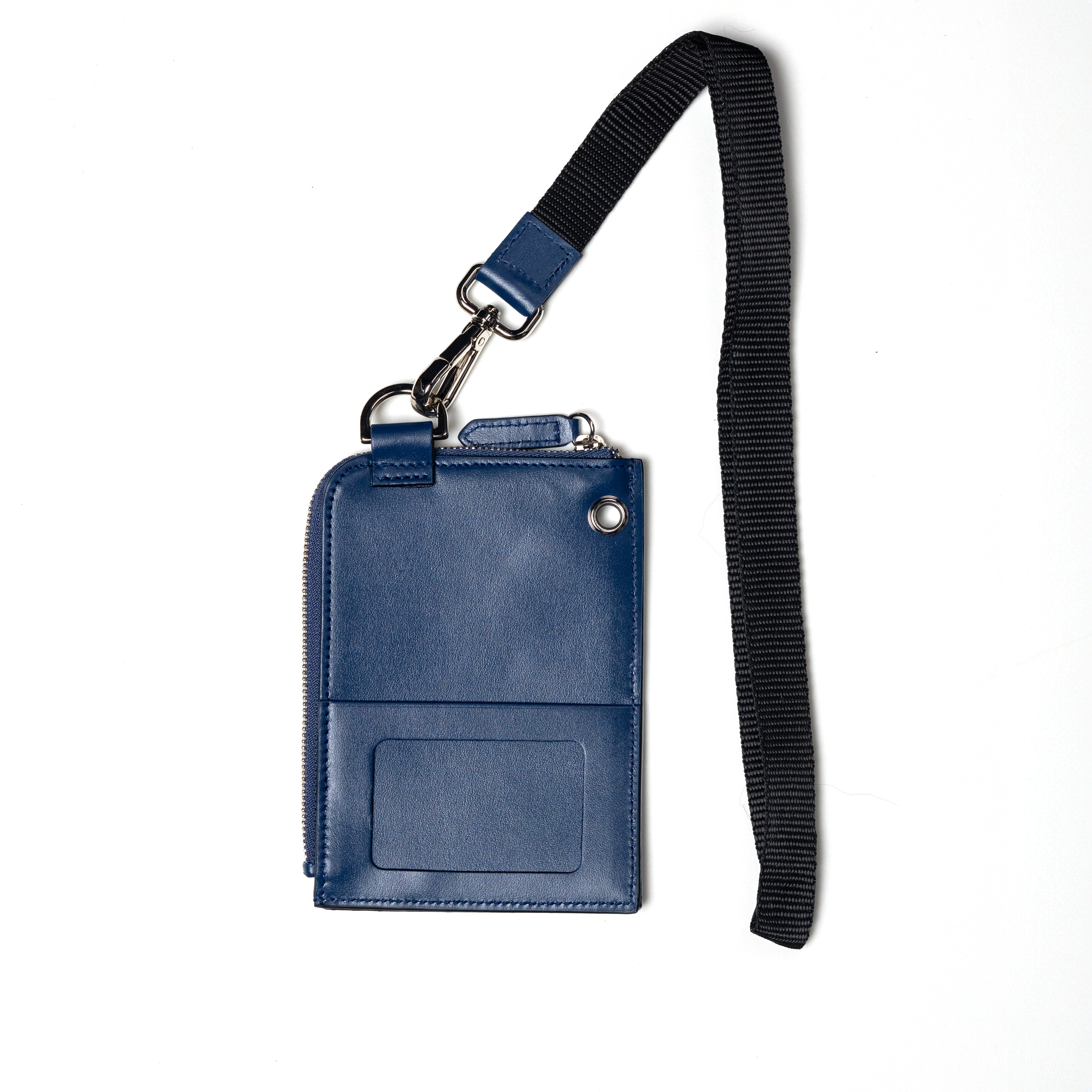 VIVVANT｜皮革肩揹式卡夾 (藍)