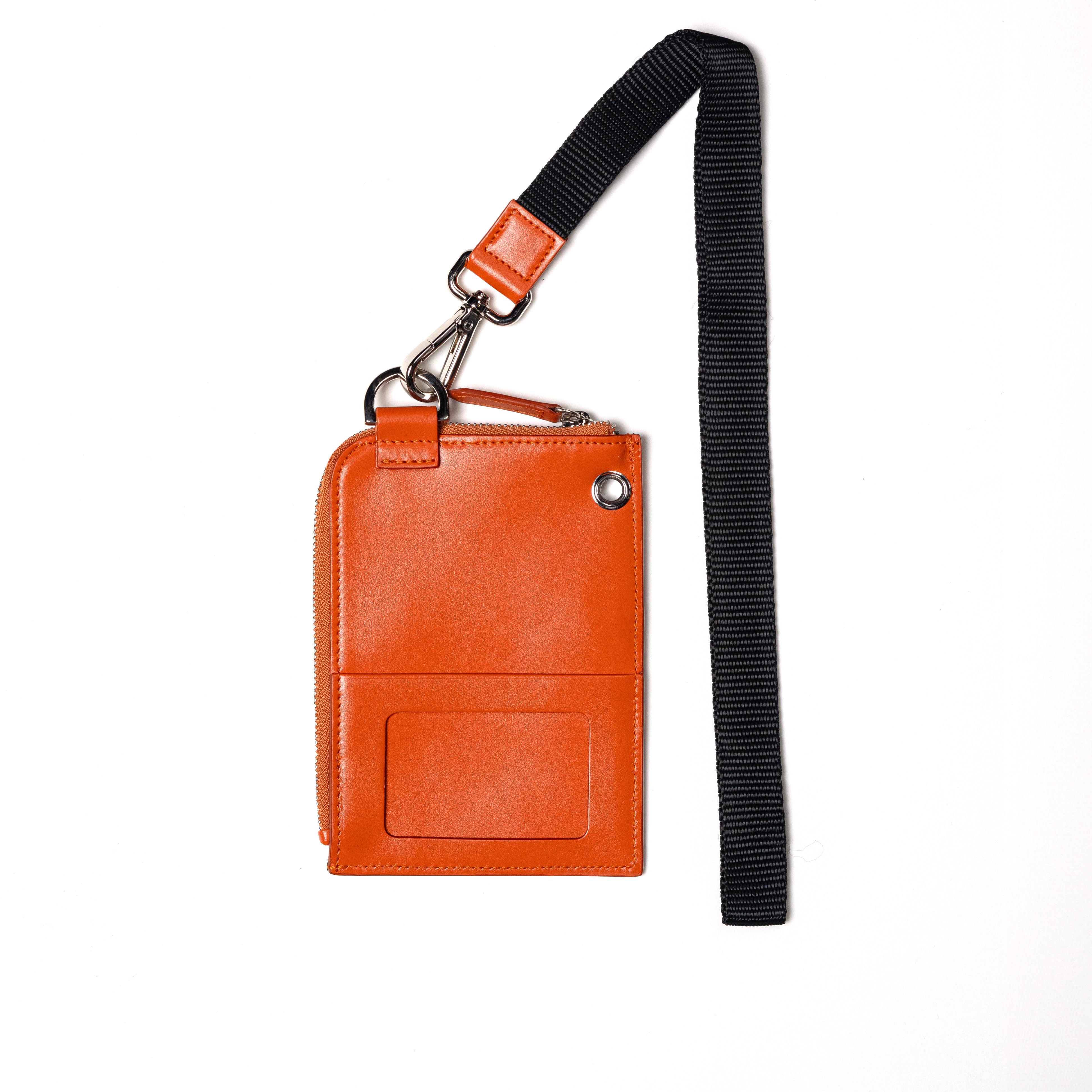 VIVVANT｜皮革肩揹式卡夾 (橘色)