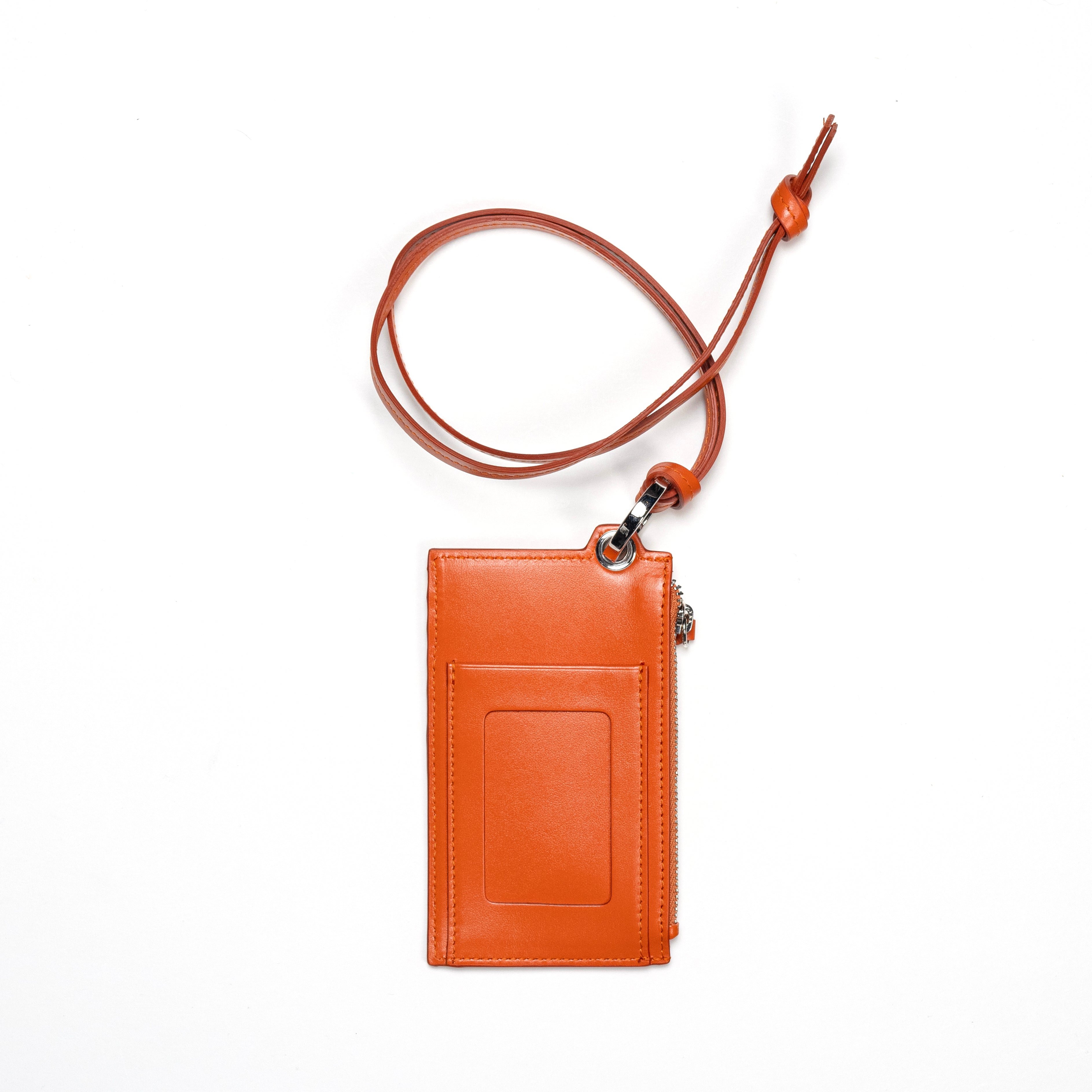 VIVVANT｜皮革小卡夾 (橘色)