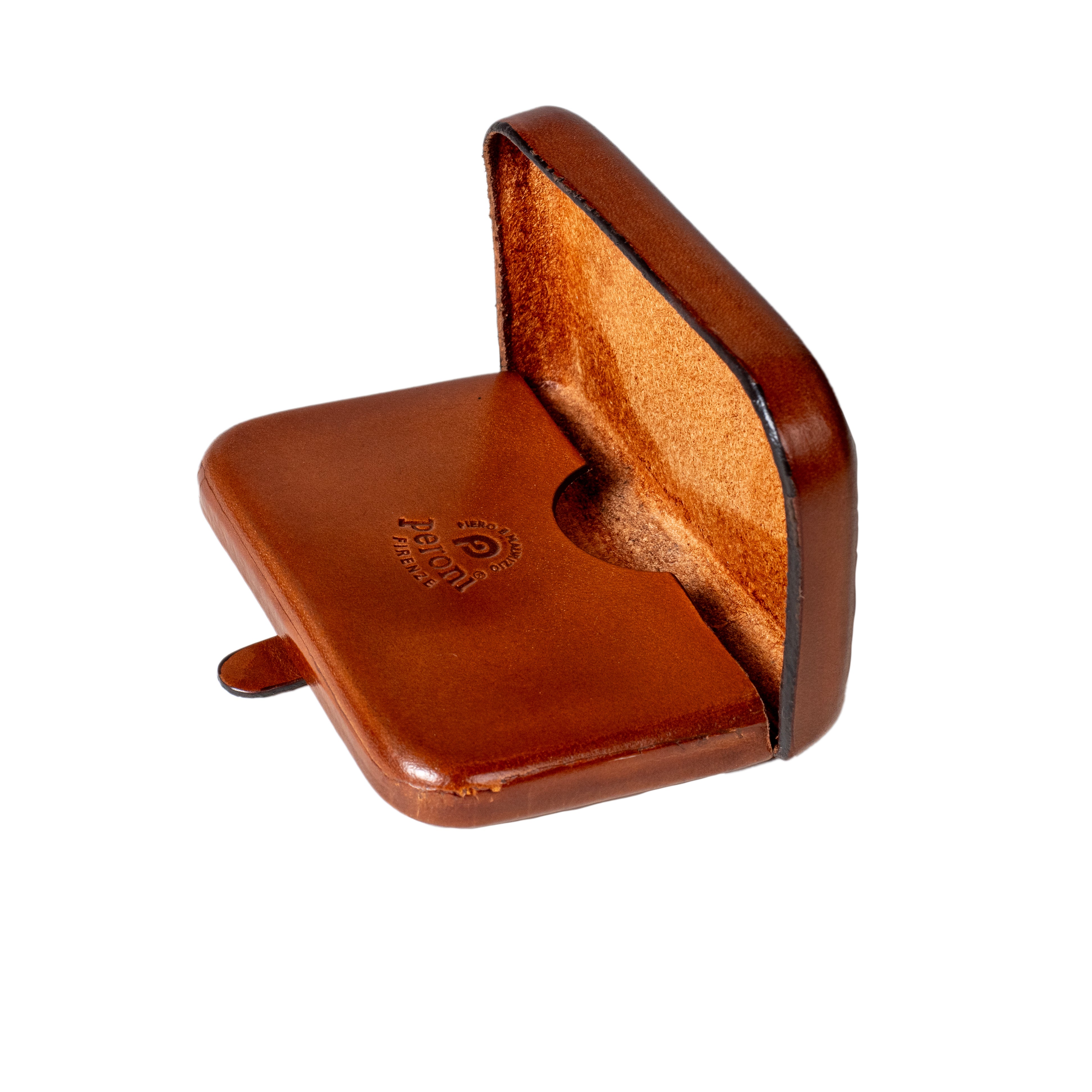 Peroni Firenze 長方形卡夾 (棕色）