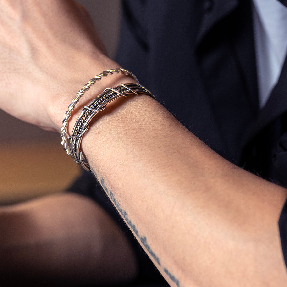 SING A SONG｜一弦一念 荊棘 金屬手鐲