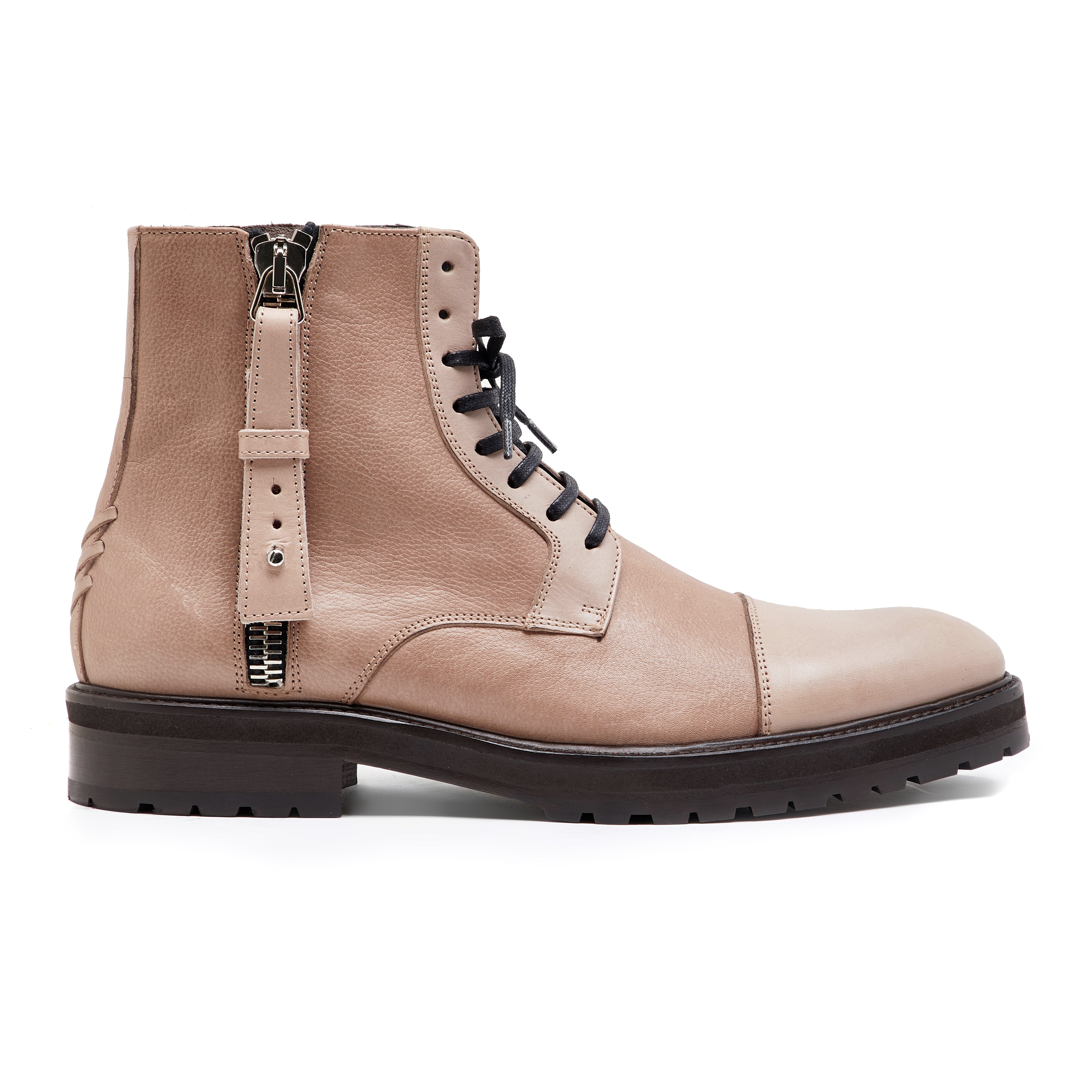 VIVVANT｜Snowdon 燕麥色皮革軍靴