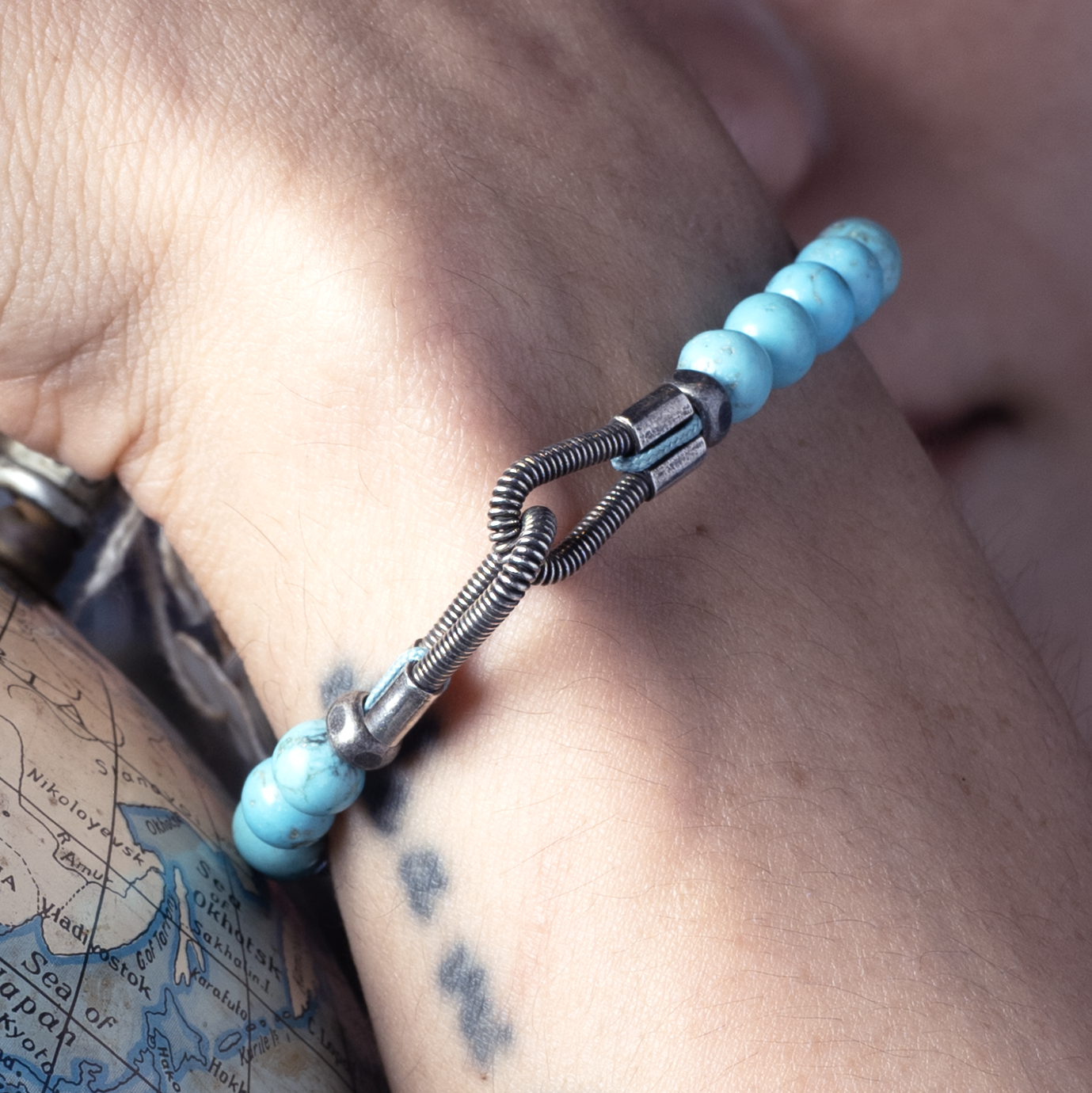 SING A SONG｜一弦一念 礦石手鍊 (單圈 / 綠松石)